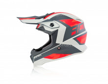 Load image into Gallery viewer, ACERBIS Helmet Kid Steel Red-Grey
