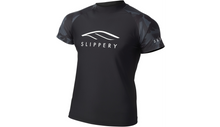 Load image into Gallery viewer, SLIPPERY Rashguard Short Sleeve Underwear - Black-Camo