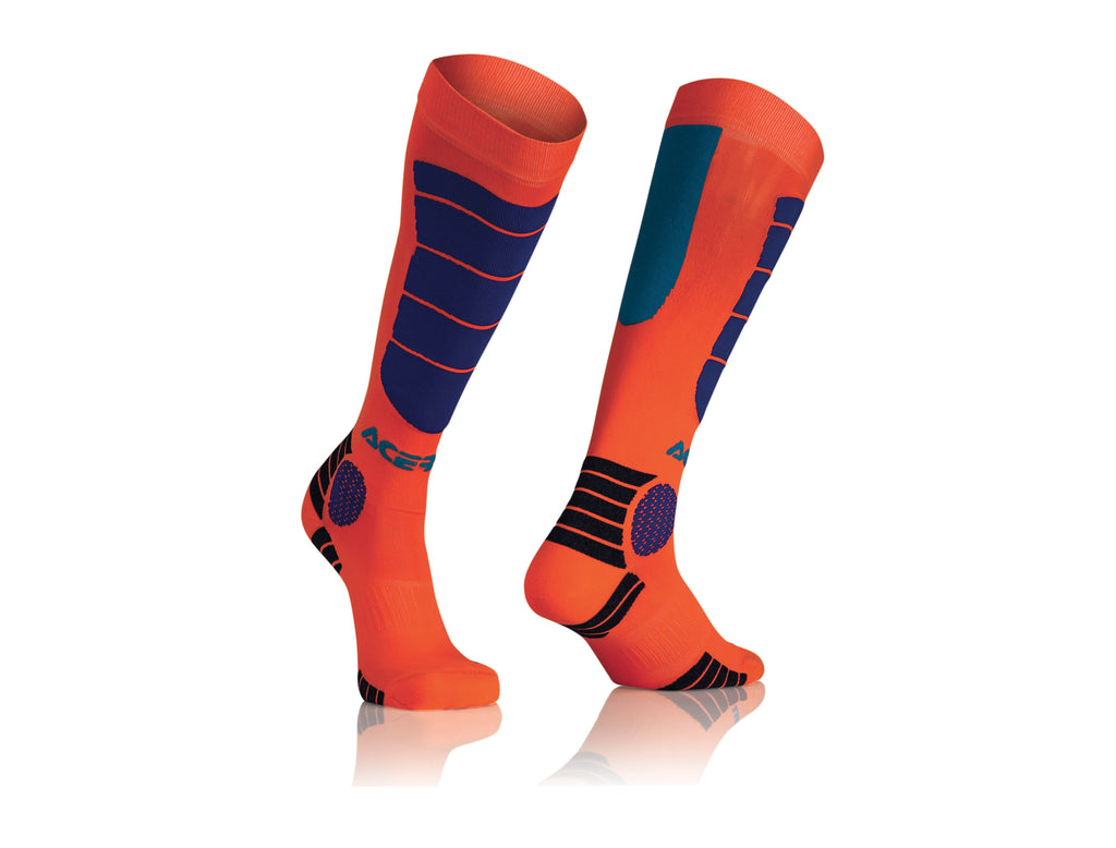 ACERBIS Socks MX Impact  KID Orange-Blue