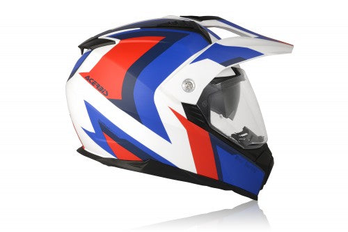 ACERBIS Helmet Flip FS -606- White/Blue/Red