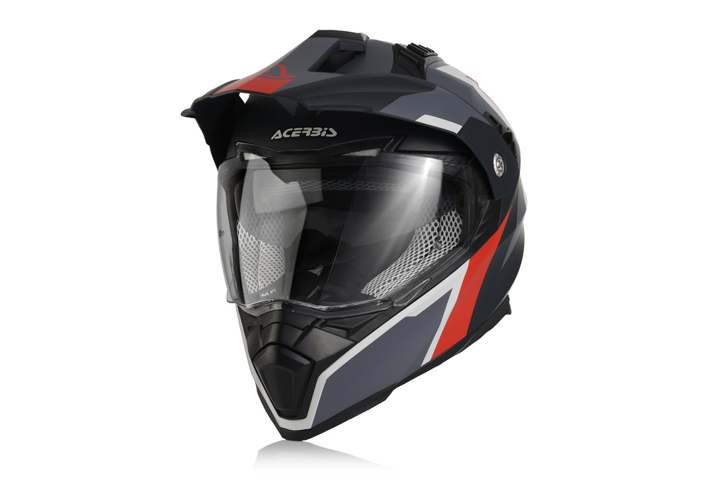 ACERBIS Helmet Flip FS - 606 - Grey/Red