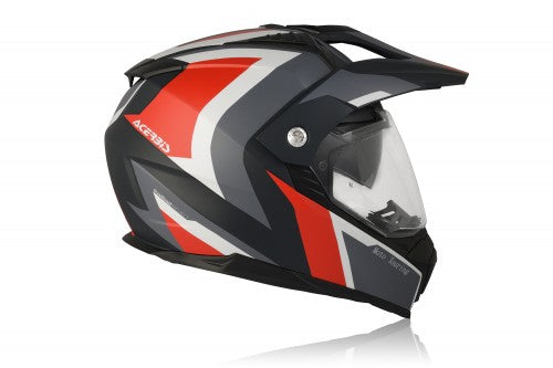 ACERBIS Helmet Flip FS - 606 - Grey/Red