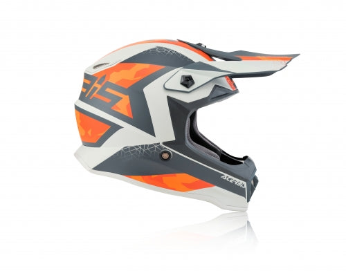 ACERBIS Helmet Kid Steel Orange-Grey