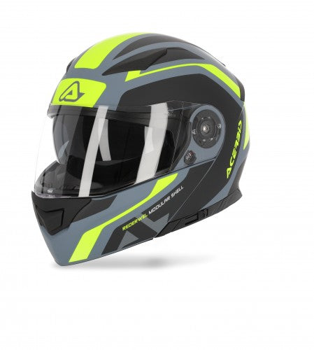 ACERBIS Helmet Rederwel  - Grey/Yellow -