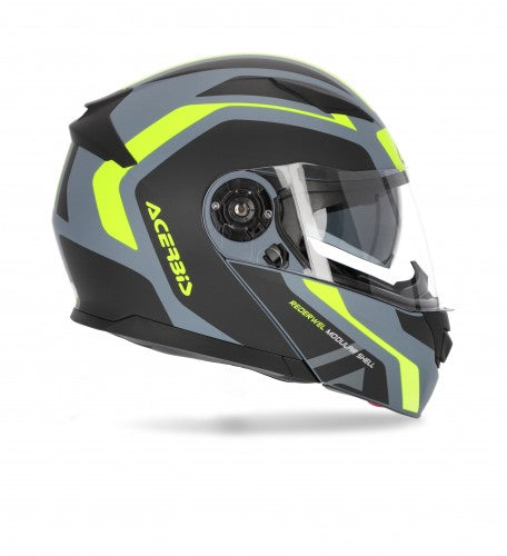 ACERBIS Helmet Rederwel  - Grey/Yellow -