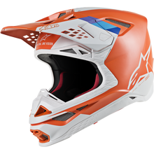 Load image into Gallery viewer, ALPINESTARS SuperTech S-M8 Contact Helmet ECE Light Orange Cool Gray