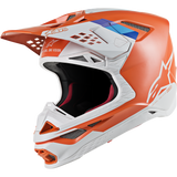 ALPINESTARS SuperTech S-M8 Contact Helmet ECE Light Orange Cool Gray