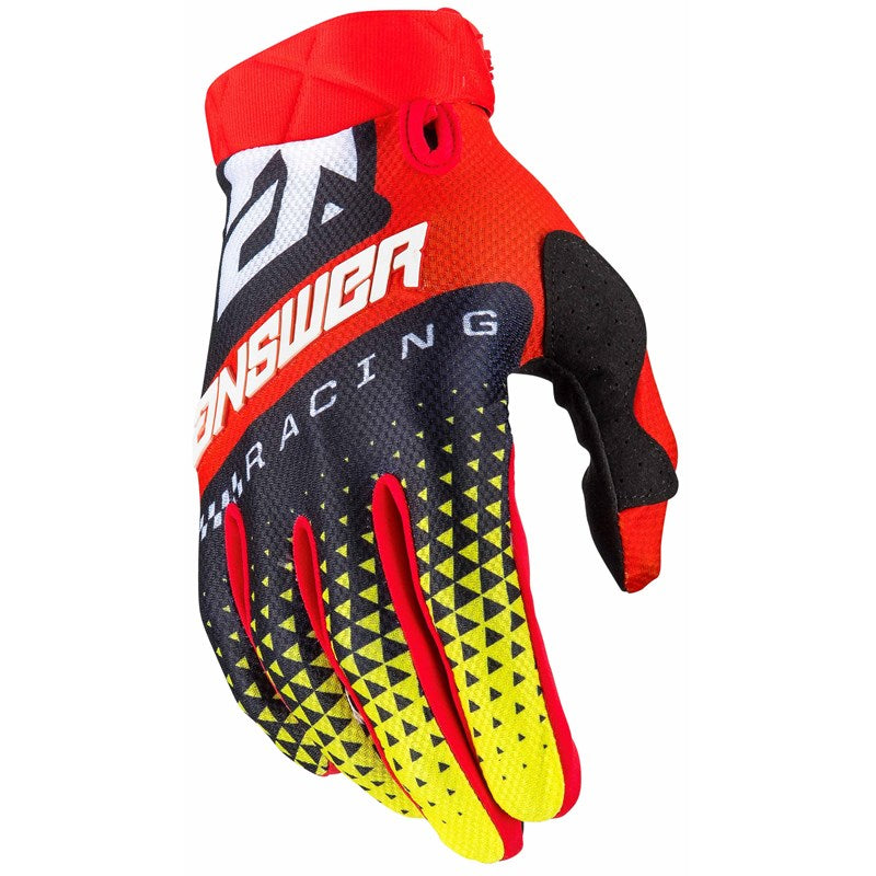 ANSWER AR3 KORZA GLOVE RED-BLACK-WHITE