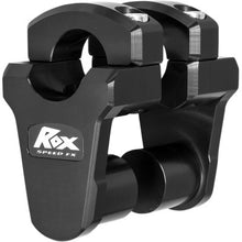 Load image into Gallery viewer, ROX SPEED FX Black 2&quot; Pivoting Riser for 1-1-8&quot; Handlebars