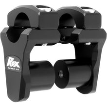 Load image into Gallery viewer, ROX SPEED FX Black 1-3-4&quot; Pivoting Riser for 1-1-8&quot; Handlebars