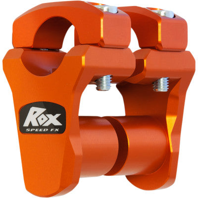 ROX SPEED FX KTM Orange 1-3-4" Pivoting Riser for 1-1-8" Handlebars