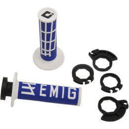 ODI PU Grip Emig Racing Blue-White (H36E)