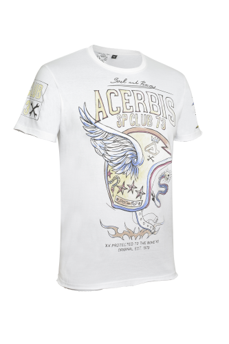 ACERBIS T-Shirt SP Wings White