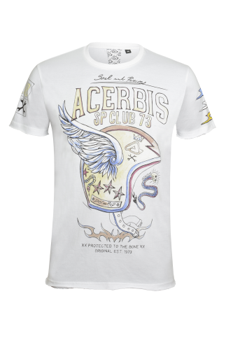 ACERBIS T-Shirt SP Wings White