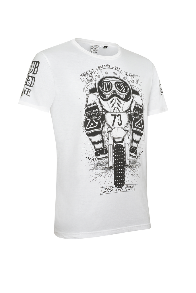 ACERBIS T-Shirt SP Club Shield White