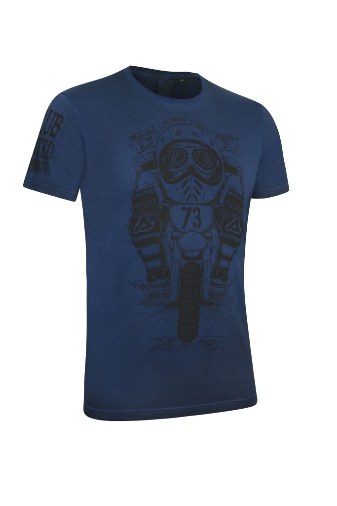 ACERBIS T-Shirt SP Club Shield Royal Blue