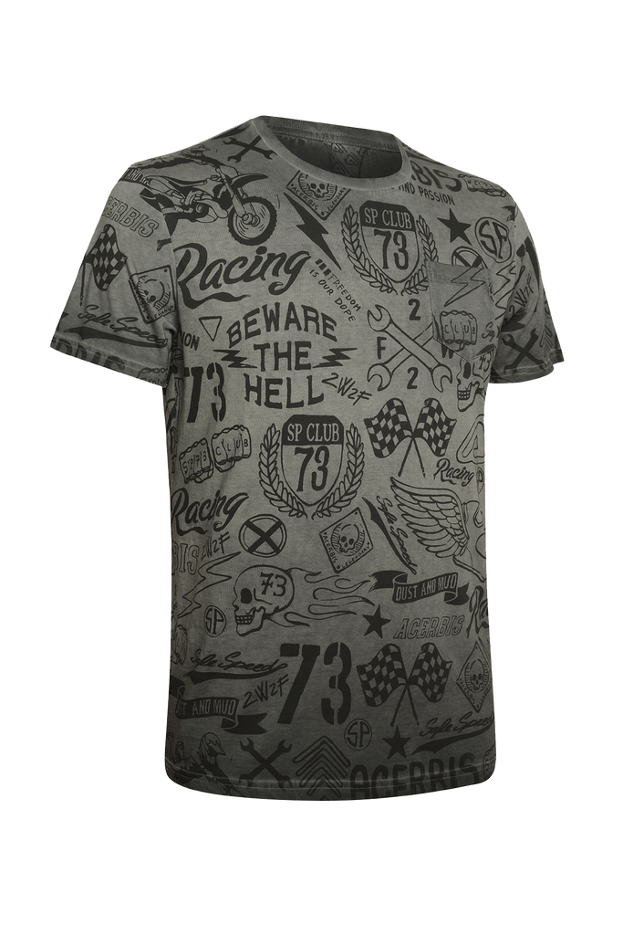 ACERBIS T-Shirt SP Club Street Graphite
