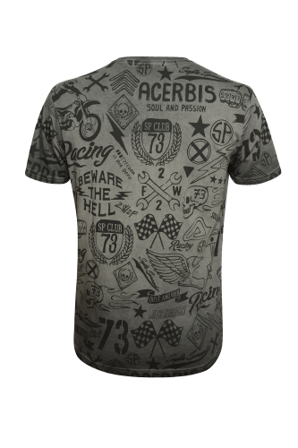 ACERBIS T-Shirt SP Club Street Graphite