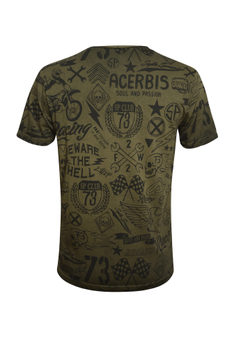 ACERBIS T-shirt V SP Club Street Urban Green