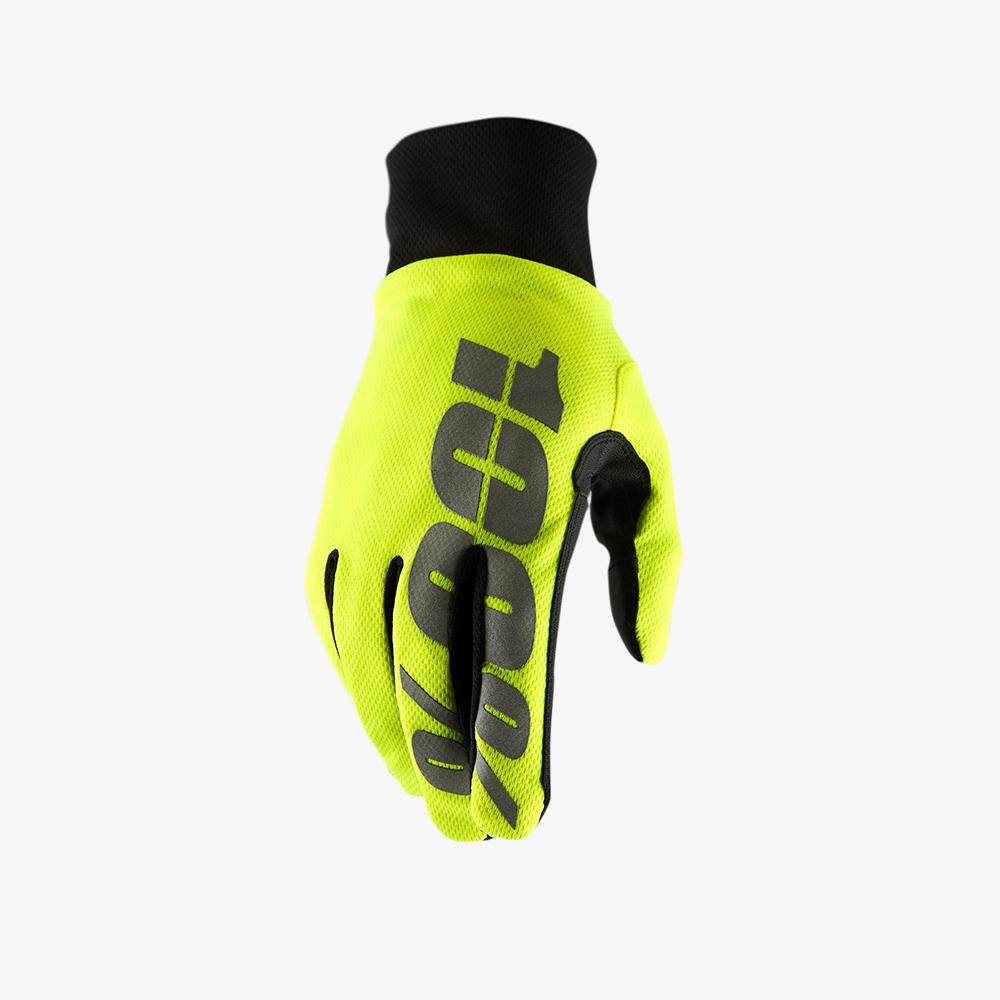 100% HYDROMATIC Waterproof Glove Neon