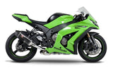 Yoshimura Kawasaki  ZX-10R 11-15 R-77D Stainless 3-4 Exhaust, w- Carbon Fiber Muffler