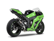 Load image into Gallery viewer, Yoshimura Kawasaki  ZX-10R 11-15 R-77D Stainless 3-4 Exhaust, w- Carbon Fiber Muffler