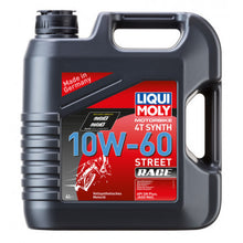 Load image into Gallery viewer, LIQUI MOLY 10W 60 (4T SYN 4 LTR)