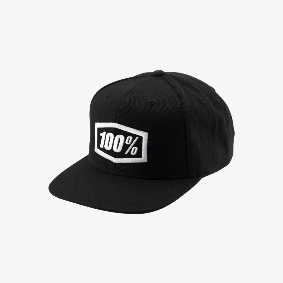 100% ESSENTIAL SnapBack Hat Black