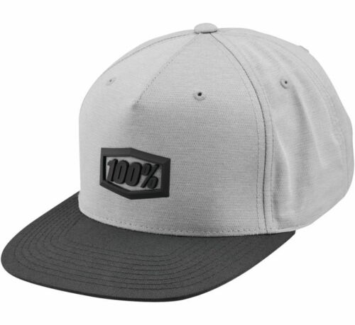 100% ENTERPRISE Snapback Hat Charcoal