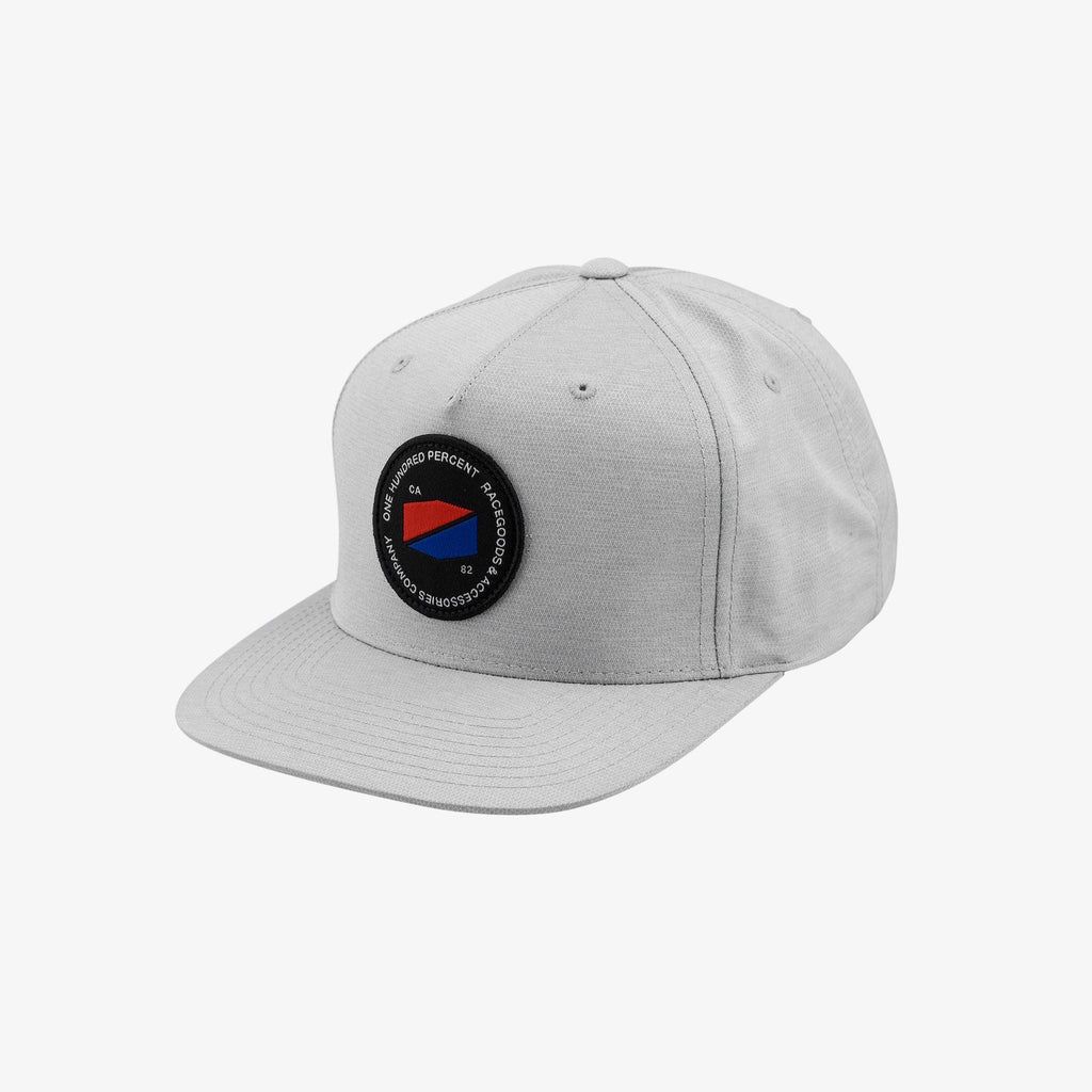 100% JEFFERSON Snapback Hat Grey