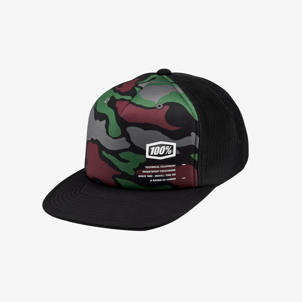 100% Trooper Trucker Hat Camo