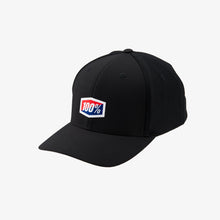 Load image into Gallery viewer, 100% CONTACT X-Fit Snapback Hat Black