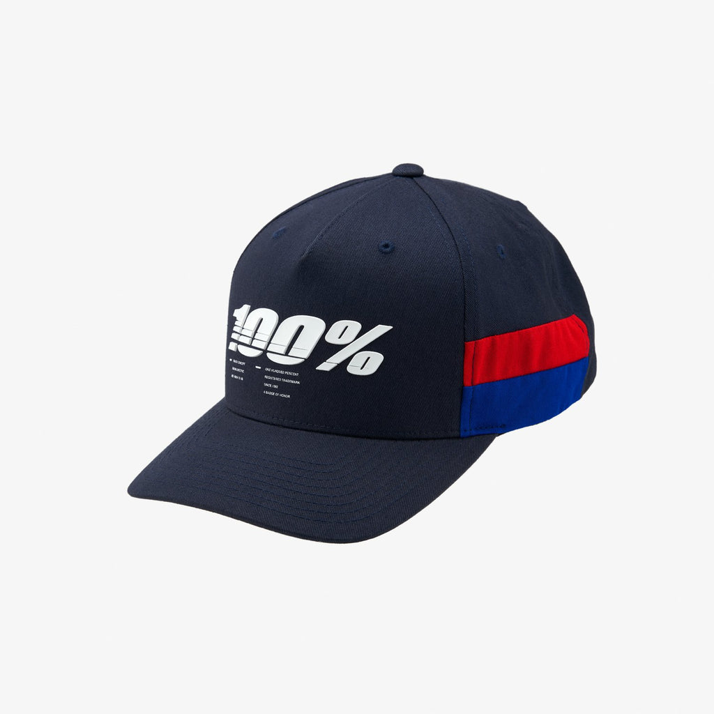 100% LOYAL X-Fit Snapback Hat Navy