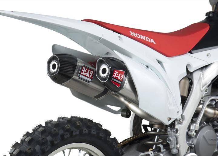 Yoshimura Honda CRF450R 13-14 RS-9  Full Ti Dual Ti Mufflers