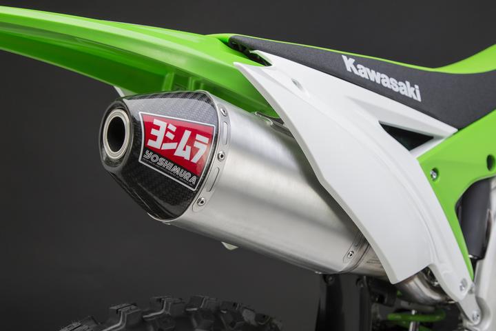 Yoshimura Kawasaki KX450F 16-18 RS-4 Stainless Full system, w- Aluminum Muffler