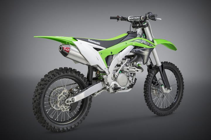 Yoshimura Kawasaki KX450F 16-18 RS-4 Stainless Full system, w- Aluminum Muffler