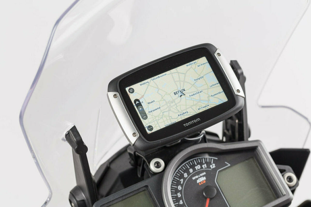 SW MOTECH GPS Mount For Cockpit-blk 790 Adv