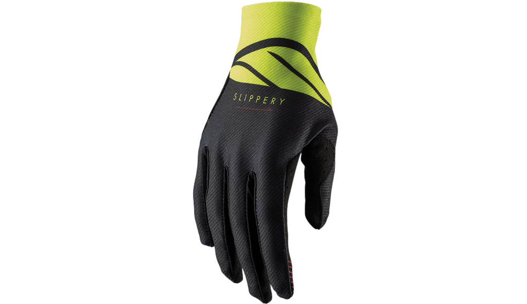 SLIPPERY S19 Flex Gloves Black-Lime