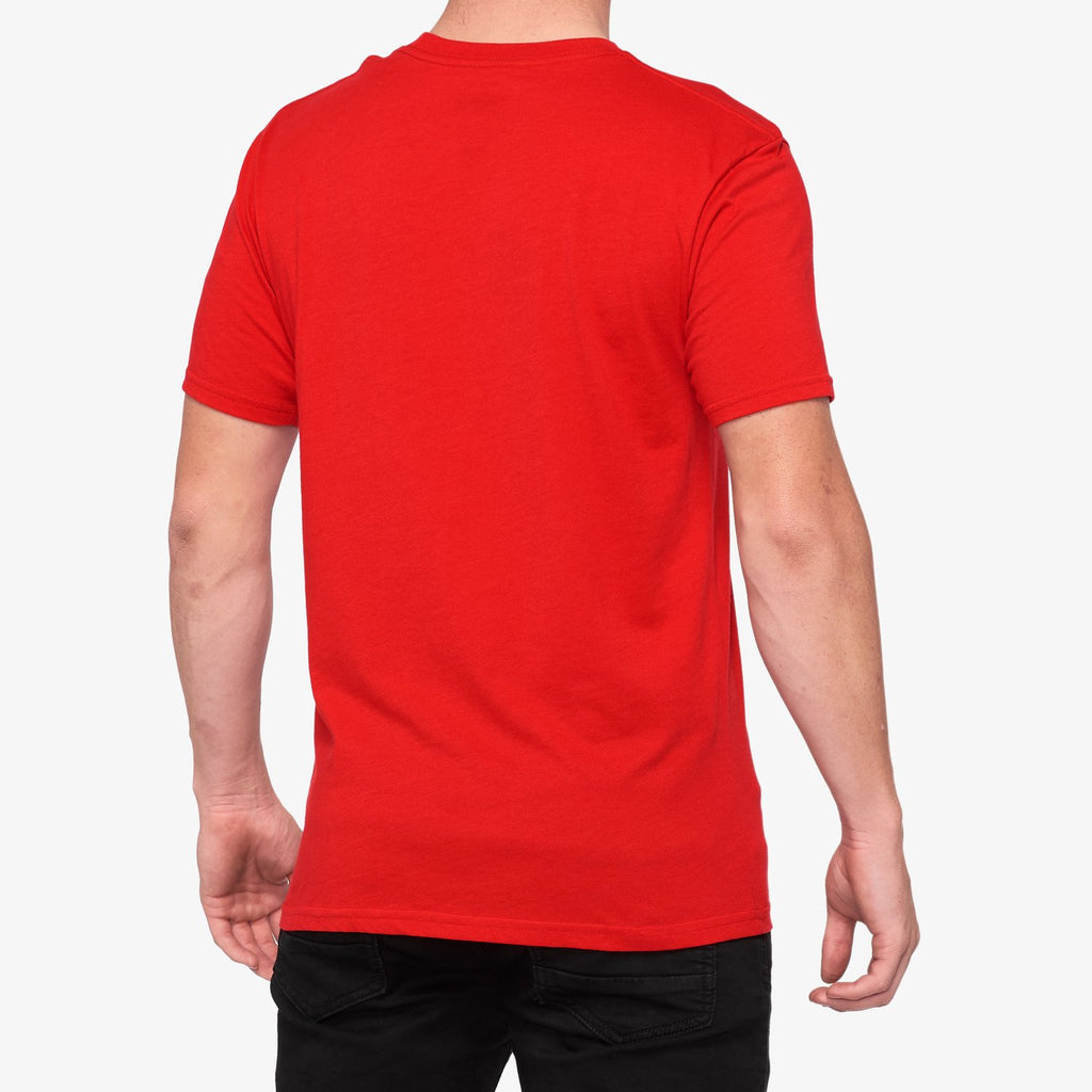 100% OUTLIER T-Shirt GEICO-HONDA-100% Red