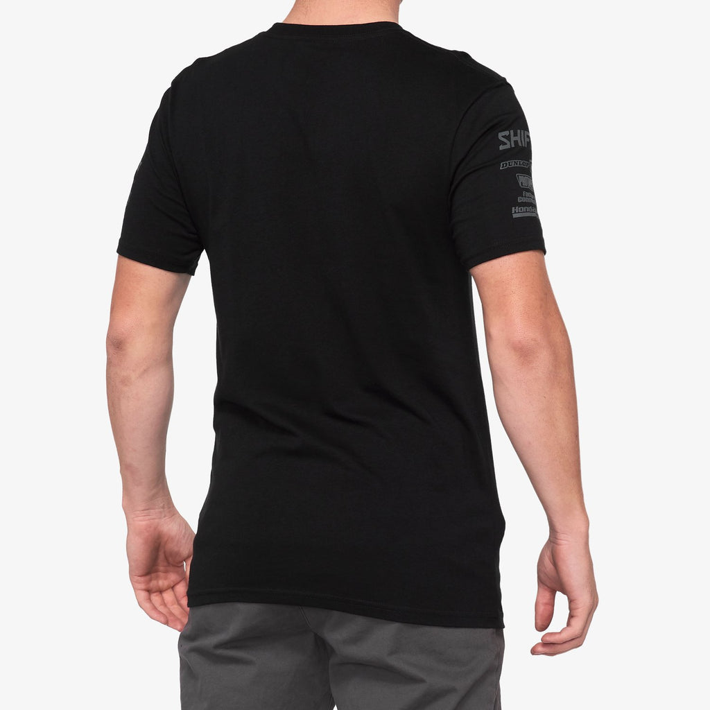 100% ICONLAST T-shirt GEICO-HONDA-100% Black