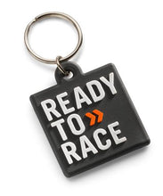 Load image into Gallery viewer, KTM LOGO RUBBER KEYHOLDER BLACK