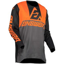 Load image into Gallery viewer, ANSWER TRINITY VOYD JERSEY CHARCOAL-HYPER-ORANGE-BLACK