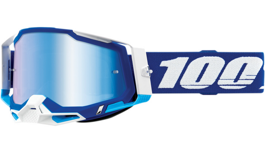 100% RACECRAFT 2 Goggle Blue - Blue Mirror