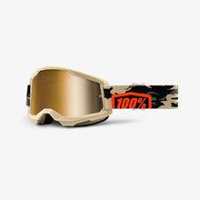 Load image into Gallery viewer, 100% STRATA 2 Goggle Kombat - True Gold Lens