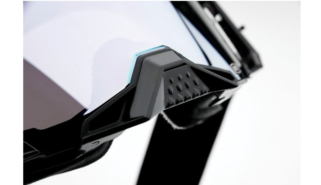 100%  ARMEGA Goggles - Black - Silver Flash Mirror