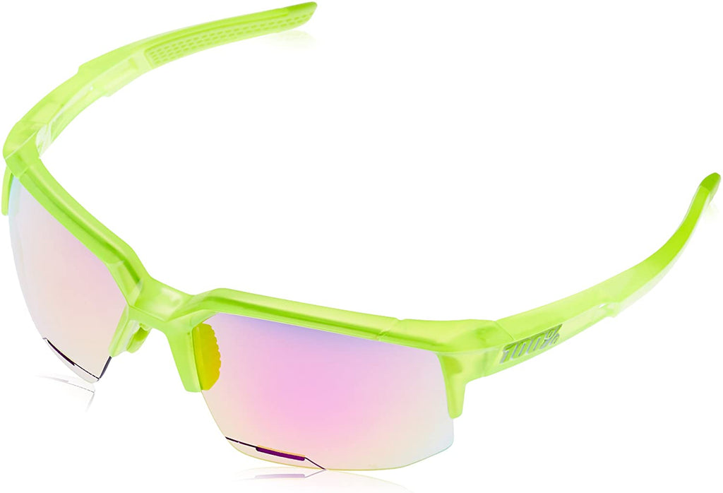100% Inconnu speedcoupe Sunglasses Unisex Adult Acidulous-Yellow-Pink-Purple Mirror Screen