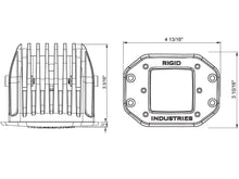 Load image into Gallery viewer, RIGID M-Series - Flush Mount - Dually - Flood - Set of 2