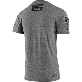 TLD KTM Team Tee Vintage Gray