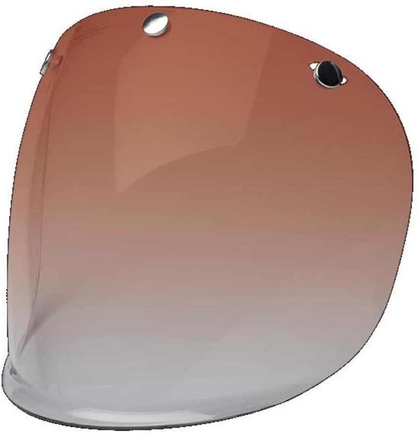 BELL 3-Snap Face Shield Street Motorcycle Helmet Accessories - Amber Gradient-One Size