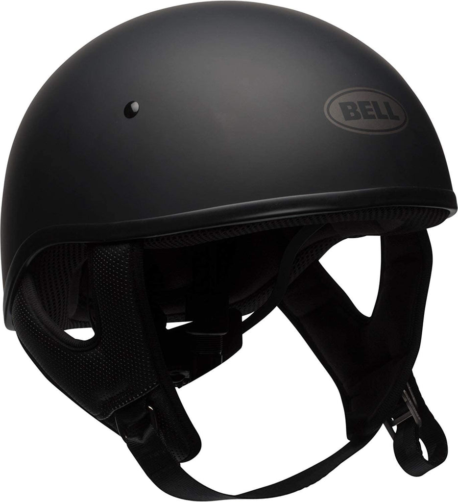 Bell Pit Boss Sport Open-Face Motorcycle Helmet  (Solid Matte Black)